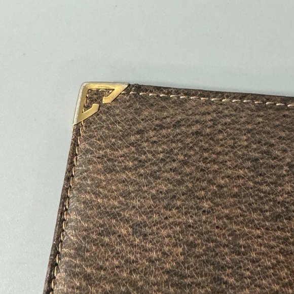 Authentic Vintage Gucci 60-70's Bi-fold Brown Leather Long Wallet - Picture 5 of 15